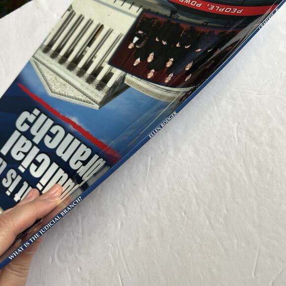 What Is the Judicial Branch by Ellen Rodger Paperback Educational Book - Picture 9 of 9